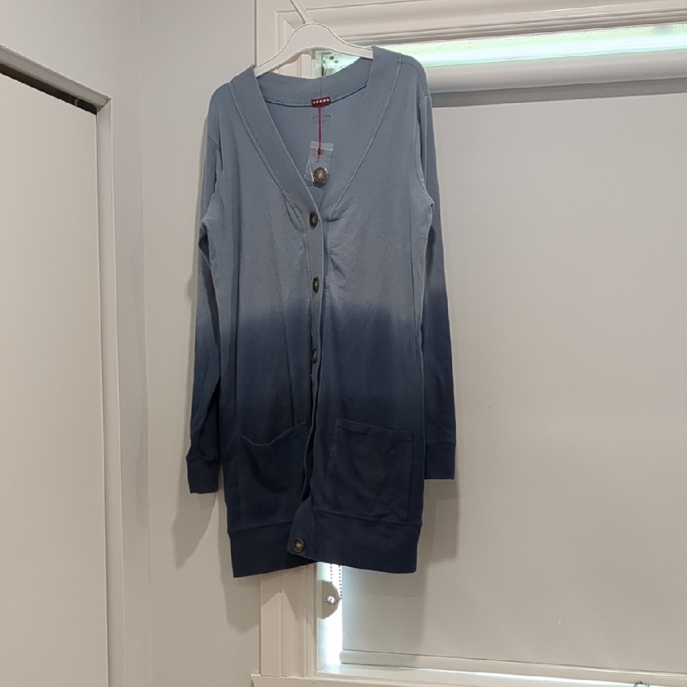 Blue Gradient Cardigan